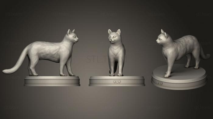 3D model Realistic Cat87 (STL)